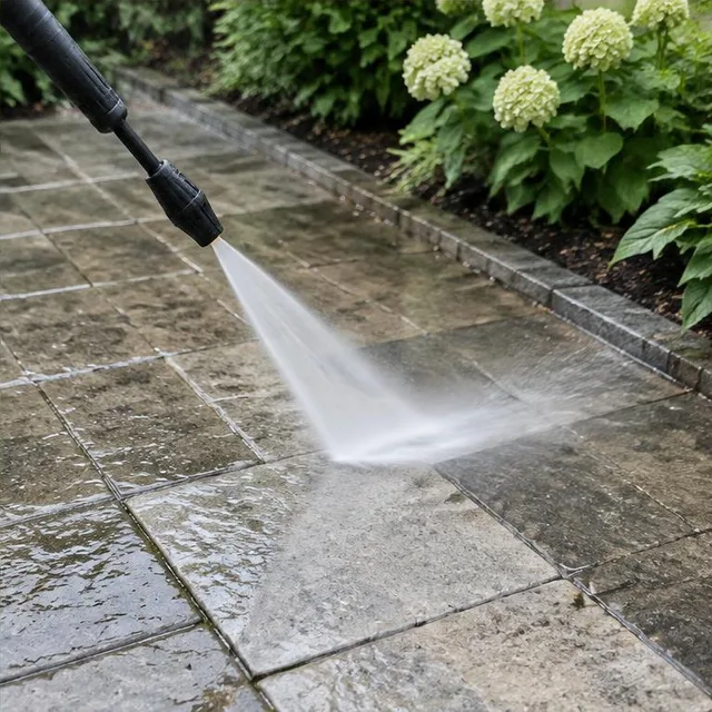 Pressure washing — representative example